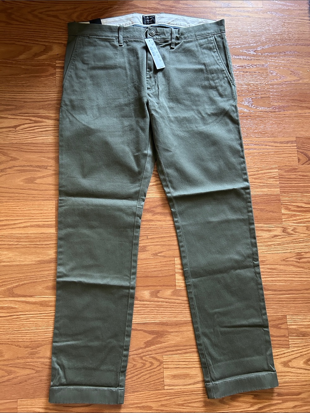 NWT J. Crew Slim Stretch Chino Pants Men's size 32W x 30L